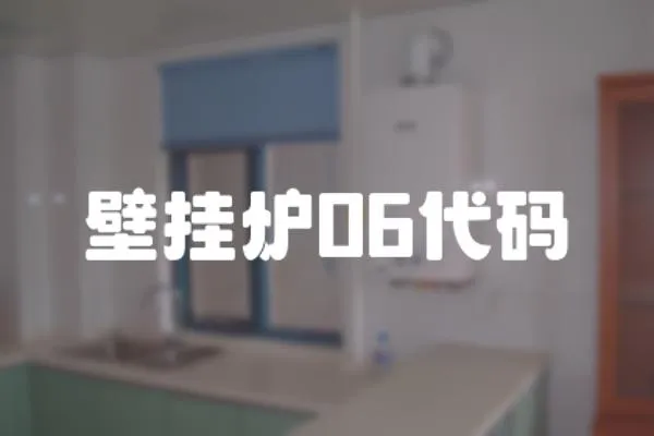 壁掛爐06代碼
