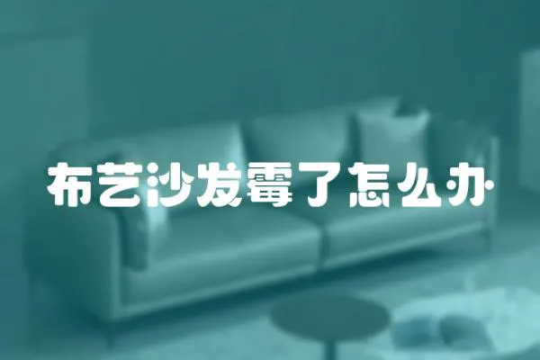 布藝沙發霉了怎么辦