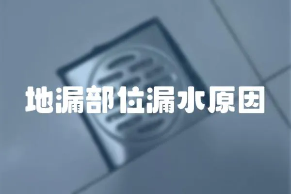 地漏部位漏水原因