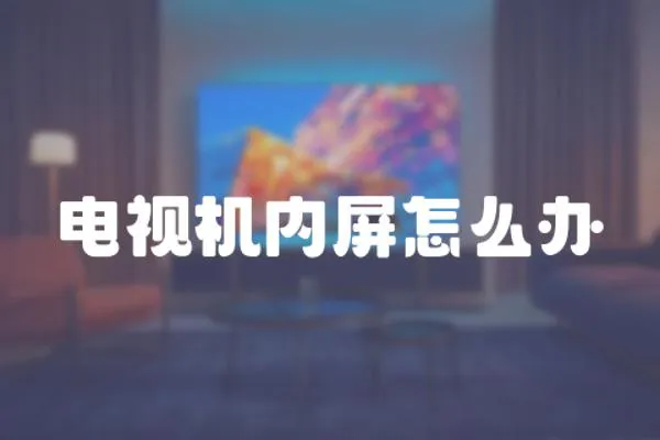 電視機內屏怎么辦