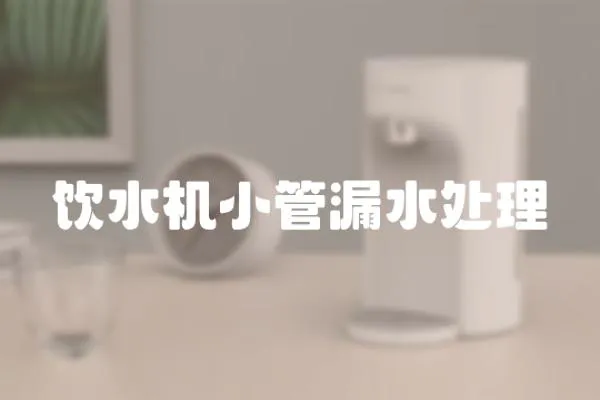 飲水機小管漏水處理