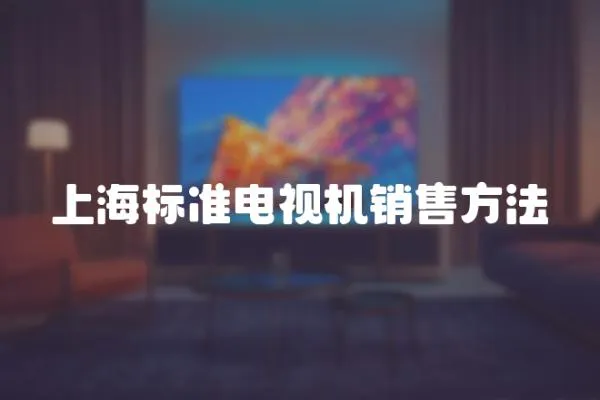上海標(biāo)準(zhǔn)電視機(jī)銷售方法