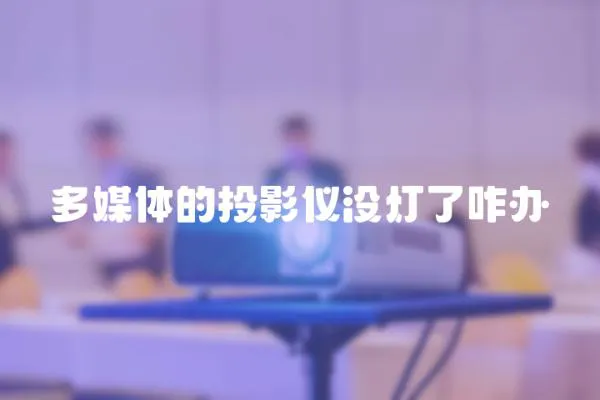 多媒體的投影儀沒燈了咋辦