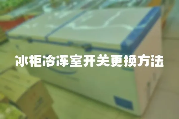 冰柜冷凍室開關(guān)更換方法