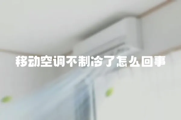 移動(dòng)空調(diào)不制冷了怎么回事