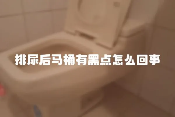 排尿后馬桶有黑點怎么回事