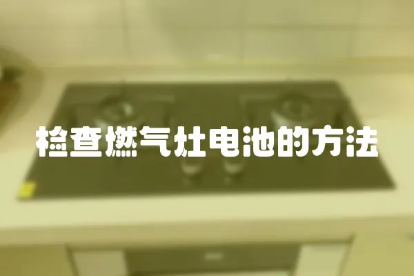 檢查燃?xì)庠铍姵氐姆椒?></a></div>
                    <div   id=