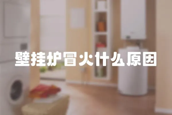 壁掛爐冒火什么原因