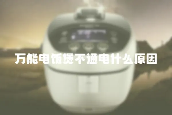 萬能電飯煲不通電什么原因