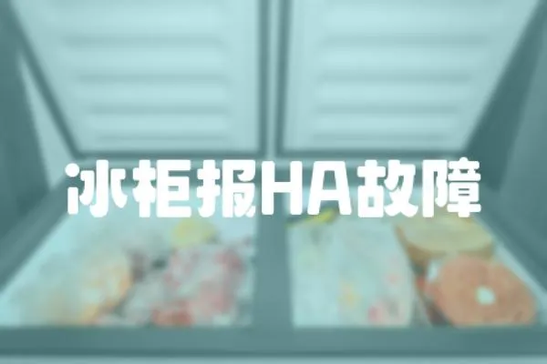 冰柜报HA故障