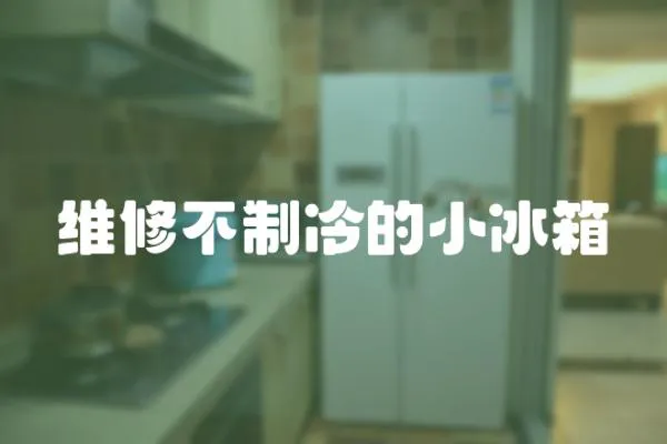 維修不制冷的小冰箱
