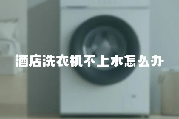 酒店洗衣機(jī)不上水怎么辦