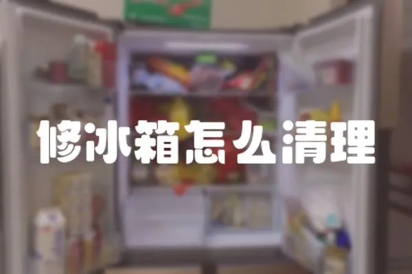 修冰箱怎么清理