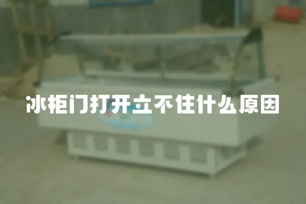冰柜門打開立不住什么原因