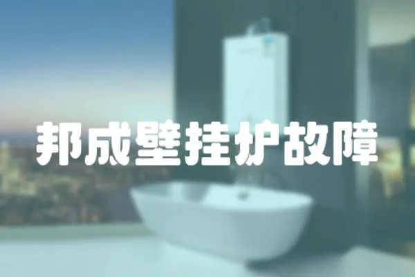 邦成壁掛爐故障