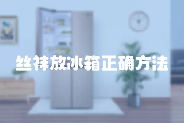 絲襪放冰箱正確方法