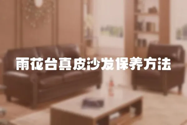 雨花臺真皮沙發保養方法