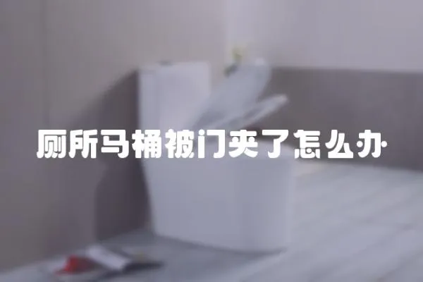 廁所馬桶被門夾了怎么辦