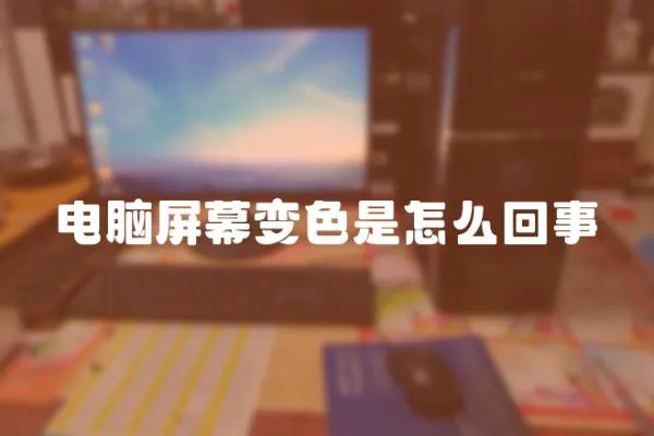 電腦屏幕變色是怎么回事