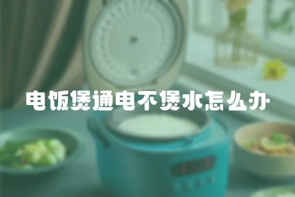 電飯煲通電不煲水怎么辦