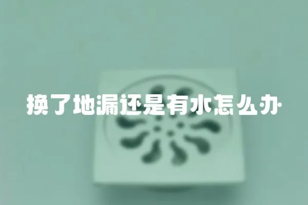 換了地漏還是有水怎么辦