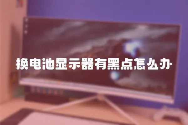 換電池顯示器有黑點怎么辦
