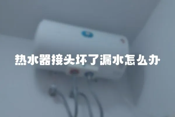 熱水器接頭壞了漏水怎么辦