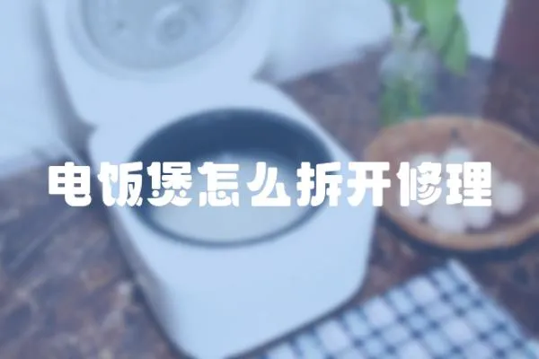 電飯煲怎么拆開修理