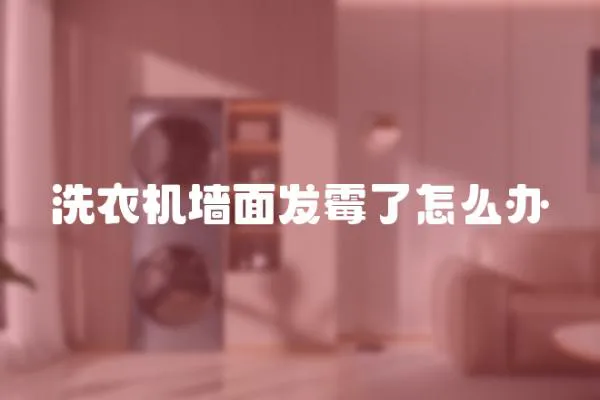 洗衣機墻面發霉了怎么辦