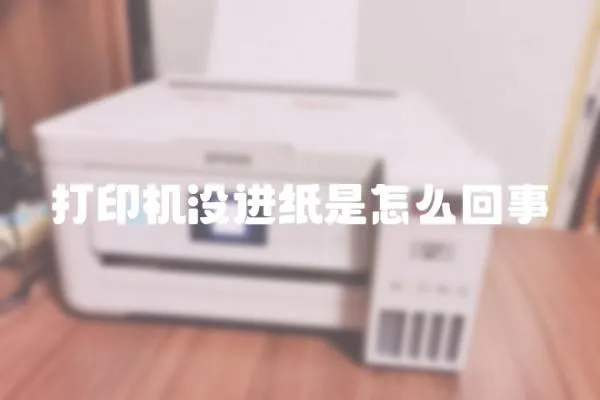 打印機沒進紙是怎么回事