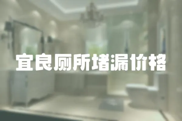 宜良廁所堵漏價格