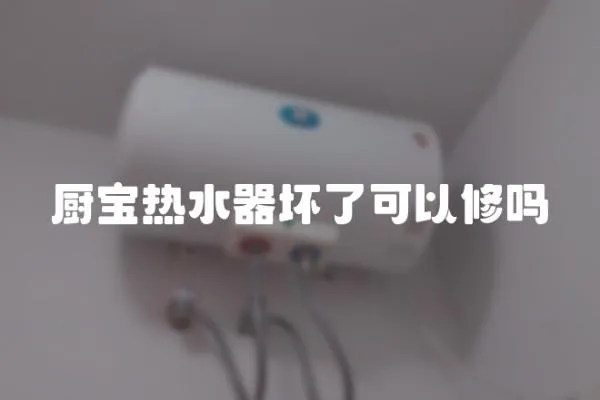 廚寶熱水器壞了可以修嗎