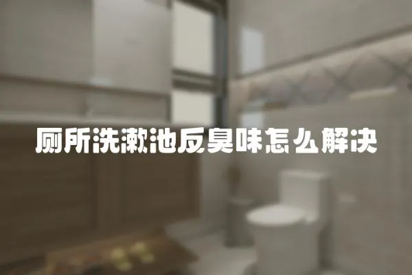 廁所洗漱池反臭味怎么解決