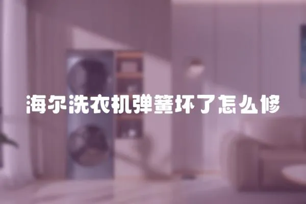 海爾洗衣機(jī)彈簧壞了怎么修