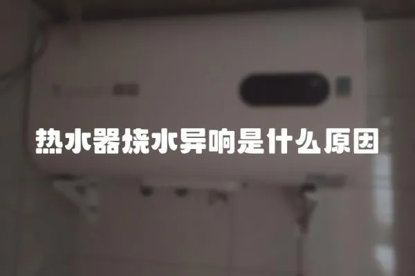 熱水器燒水異響是什么原因