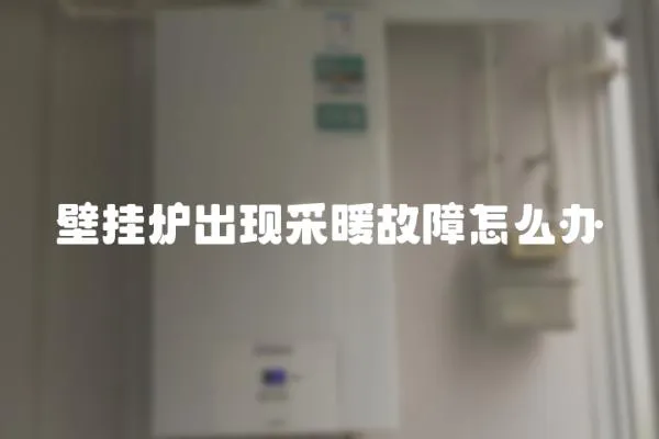 壁掛爐出現采暖故障怎么辦