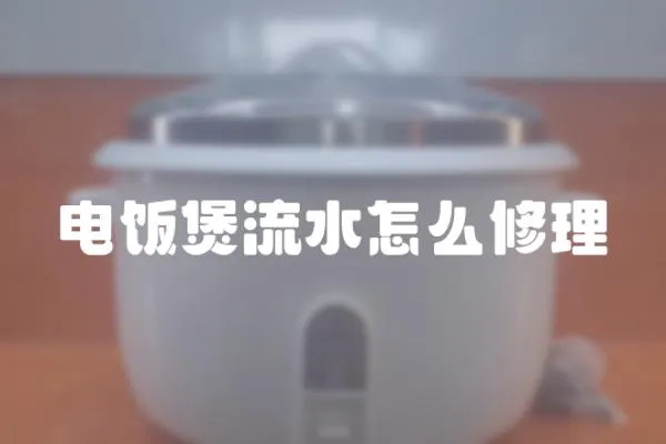 電飯煲流水怎么修理