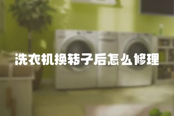 洗衣機(jī)換轉(zhuǎn)子后怎么修理