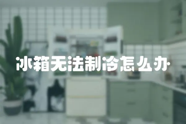冰箱無法制冷怎么辦