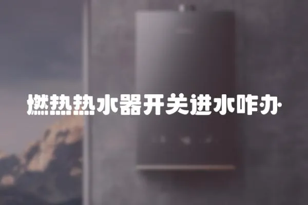 燃熱熱水器開關進水咋辦