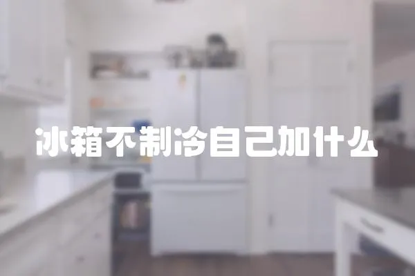 冰箱不制冷自己加什么