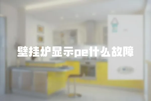壁掛爐顯示pe什么故障