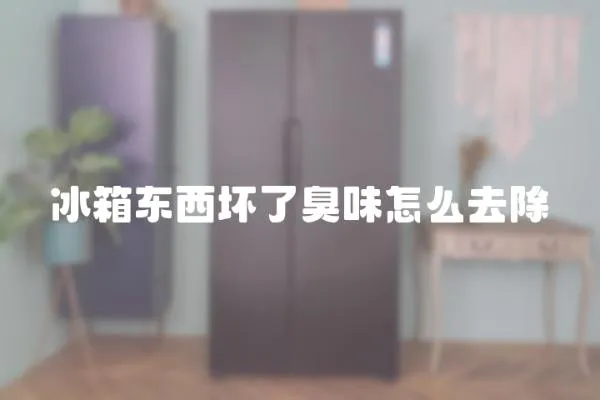 冰箱東西壞了臭味怎么去除