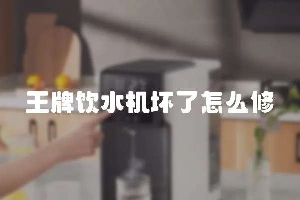 王牌飲水機壞了怎么修