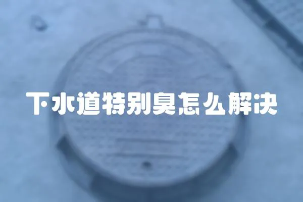 下水道特別臭怎么解決