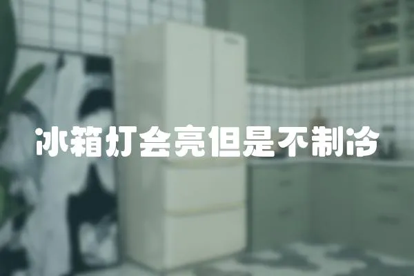 冰箱燈會亮但是不制冷