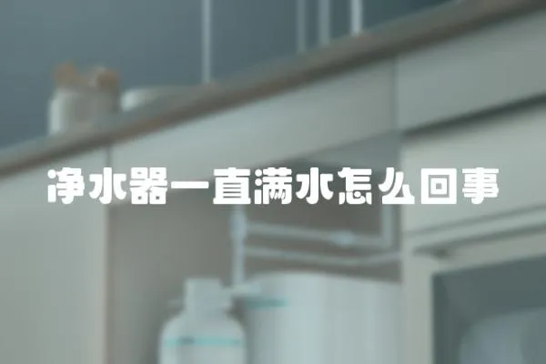 凈水器一直滿水怎么回事