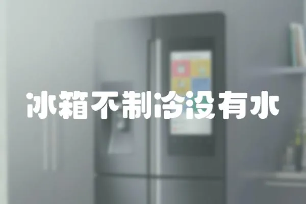 冰箱不制冷沒有水