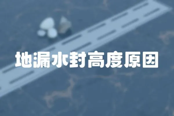 地漏水封高度原因