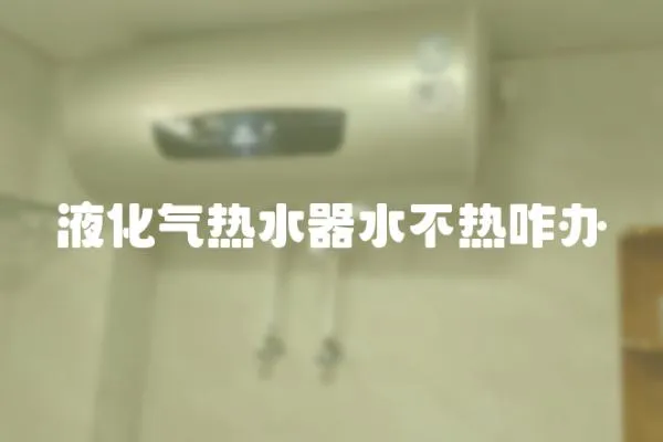 液化氣熱水器水不熱咋辦